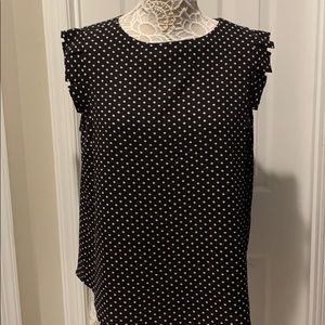 Women’s Polka-Dot Sleeveless Blouse